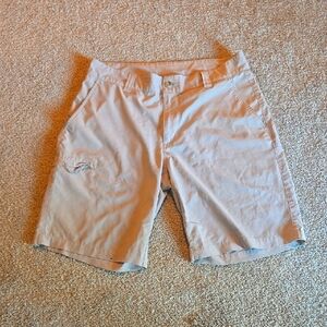 Columbia Men's Beige Cargo Khaki Shorts Size 34